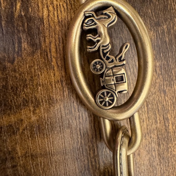 Coach Brass Chain Strap - Picture 3 of 4